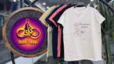 تیشرت گل و پروانه چاپی