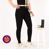 لگ کمر ساده کبریتی گوهر تک رنگ مشکی