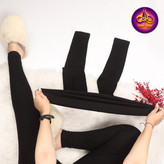 لگ کمر ساده کبریتی گوهر تک رنگ مشکی