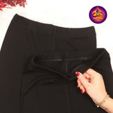 لگ کمر ساده کبریتی گوهر تک رنگ مشکی