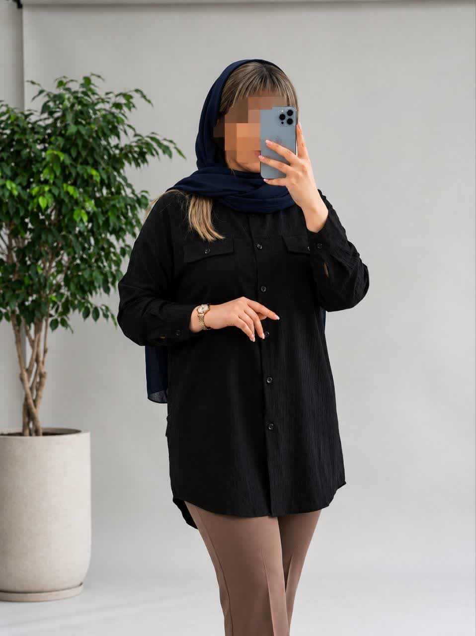شومیز مانتویی مژگان